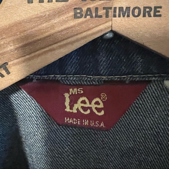Vintage Ms. Lee Denim Jacket Sz 9/10 M - Picture 2 of 5